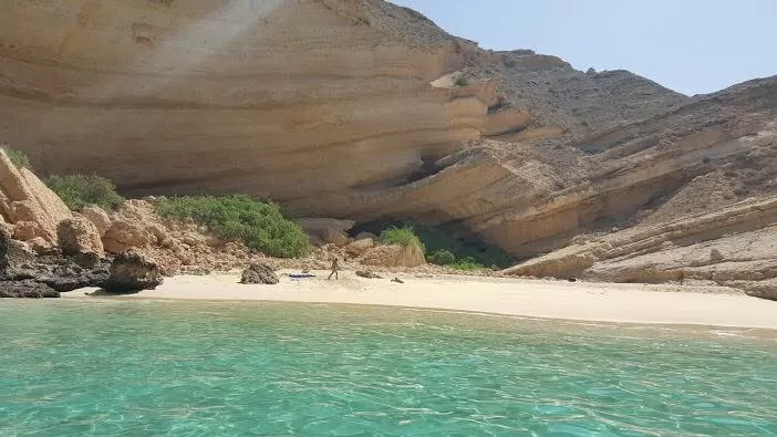 Qantab Beach In Muscat. 