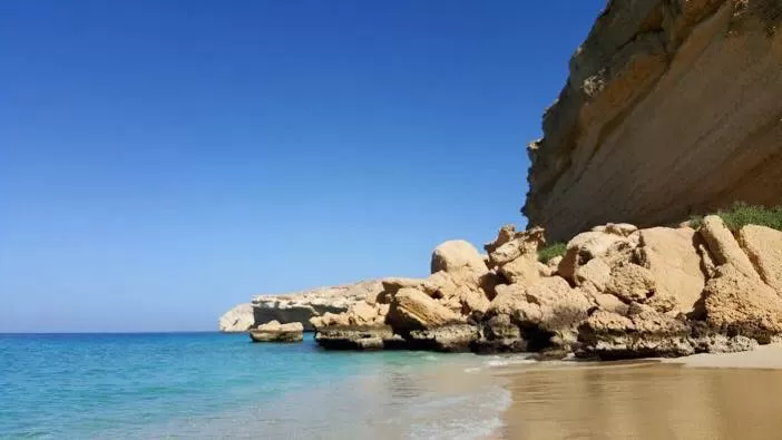 Qantab Beach In Muscat. 