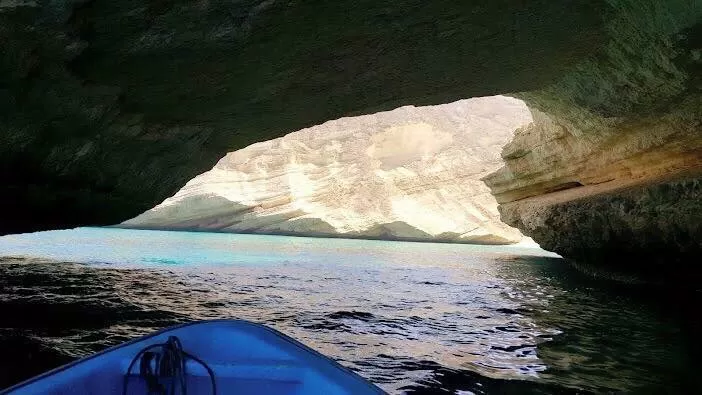 Qantab Beach In Muscat. 